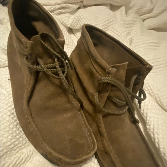 Clark Wallabees. Sz 12  worn about 5 weeks. Perfect condition